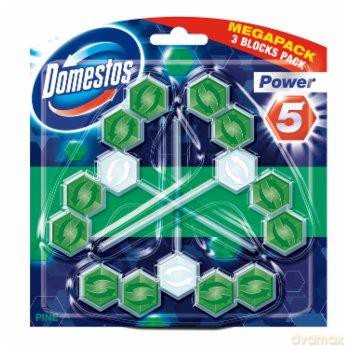 Domestos Pine TRIO Kostka WC Power 5 koszyk 3 x 55g