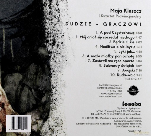 Maja Kleszcz & Kwartet Prowincjonalny: Dudzie-Graczowi [CD]