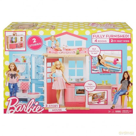 Barbie. Domek dwupoziomowy