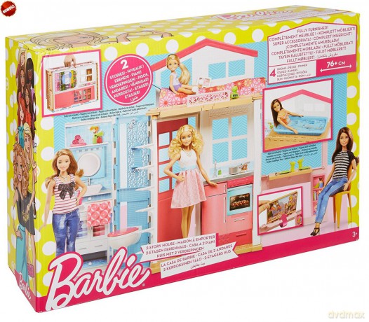 Barbie. Domek dwupoziomowy