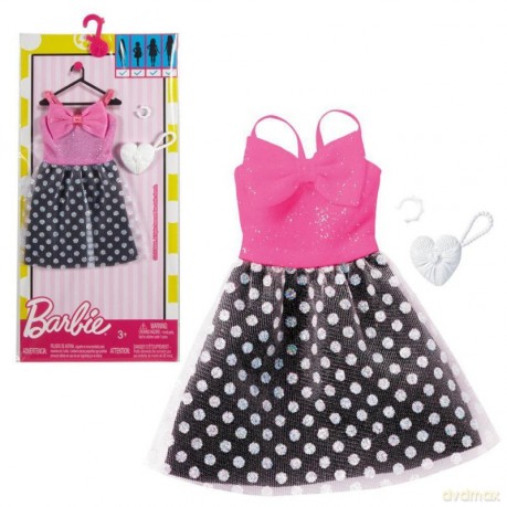 BARBIE Modne kreacje, różowo-srebrna