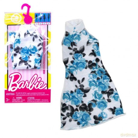 BARBIE Modne sukienki, biało-niebieska