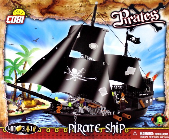 Piraci 400 el. Statek piracki [KLOCKI]