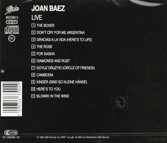 Joan Baez: Live [CD]