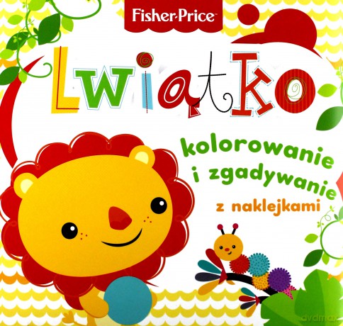 Fisher Price Kolorowanka podłogowa Lwiątko [KSIĄŻKA]