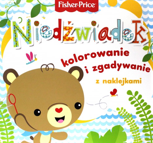 Fisher Price Kolorowanka podłogowa. Niedźwiadek [KSIĄŻKA]