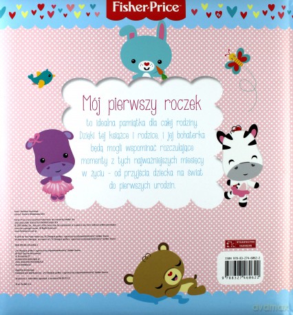 Fisher Price Mój pierwszy roczek - dziewczynka - Barbara Szymanek [KSIĄŻKA]