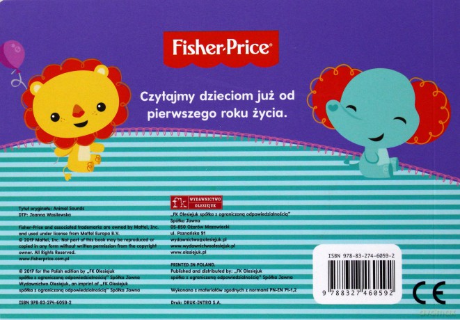Fisher Price. Dźwięki [KSIĄŻKA]