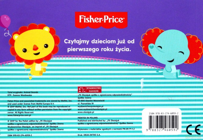 Fisher Price. Dźwięki [KSIĄŻKA]