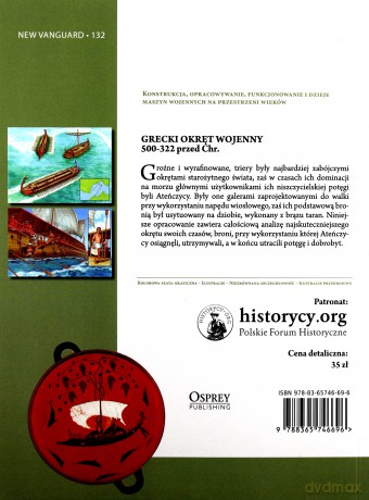 Grecki okręt wojenny 500-322 przed Chrystusem - Nic Fields [KSIĄŻKA]