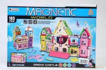 Klocki magnetyczne 165 el. [KLOCKI]