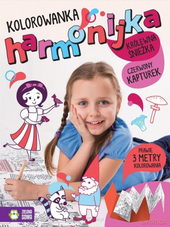 Kolorowanka harmonijka. Czerwony Kapturek [KSIĄŻKA]