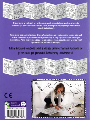 Kolorowanka harmonijka. Słoń Trąbalski [KSIĄŻKA]