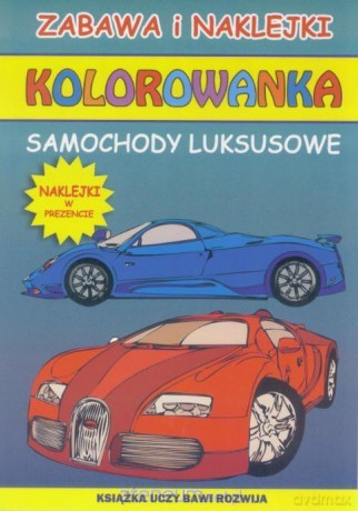 Kolorowanka. Samochody luksusowe [KSIĄŻKA]