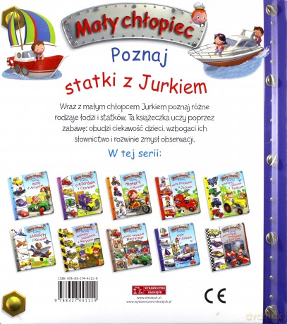 Mały chłopiec. Poznaj statki z Jurkiem - Emilie Beaumont, Nathalie Belineau [KSIĄŻKA]