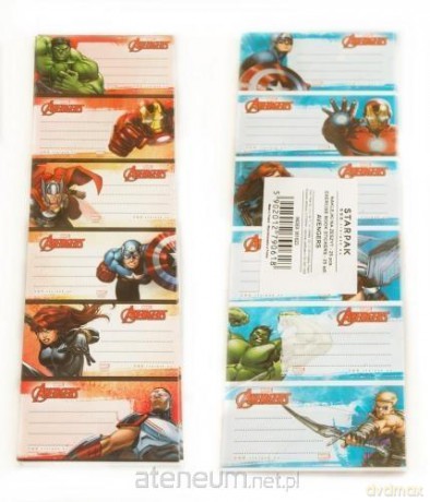 Naklejki na zeszyt Avengers (25 szt)