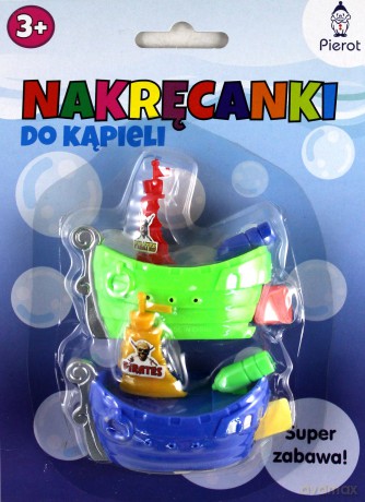 Nakręcanki do kąpieli, różne rodzaje