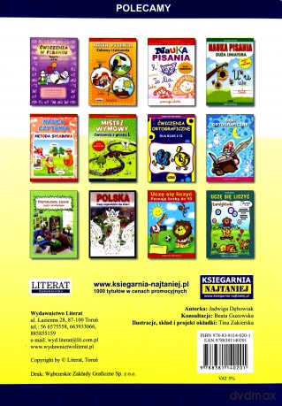 Nauka pisania z przyrodą zeszyt 1 [KSIĄŻKA]