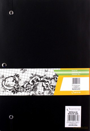Notes B5 Kratka Impresja Czarny