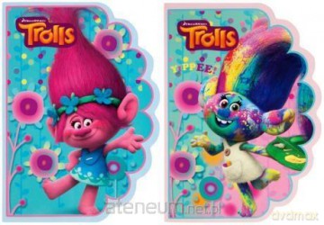 Notes kształtowy A6 Trolls (30 szt)