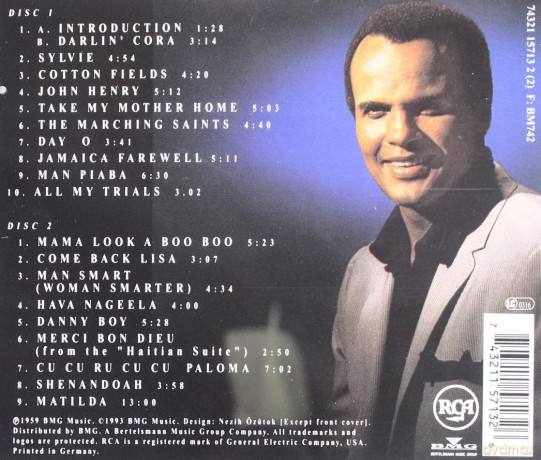 Harry Belafonte: Live In Concert At The Carnegie Hall [2CD]