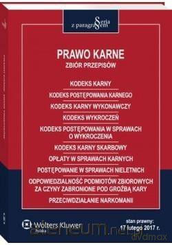 Prawo karne. Zbiór przepisów [KSIĄŻKA]