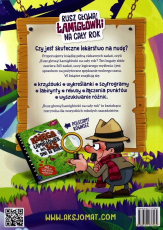 Rusz głową! Łamigłówki na cały rok [KSIĄŻKA]