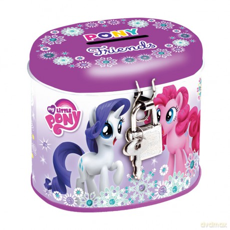 Skarbonka metalowa owalna My Little Pony