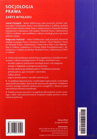 Socjologia prawa. Zarys wykładu [KSIĄŻKA]