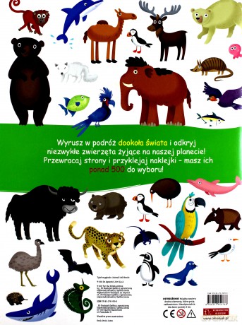 Supernaklejki: Zwierzęta świata [KSIĄŻKA]