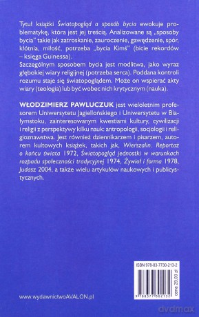 Światopogląd a sposób bycia - Włodzimierz Pawluczuk [KSIĄŻKA]