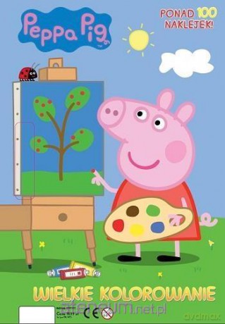 Świnka Peppa. Wielkie kolorowanie [KSIĄŻKA]