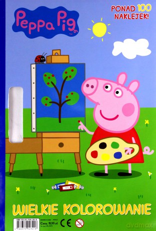 Świnka Peppa. Wielkie kolorowanie [KSIĄŻKA]