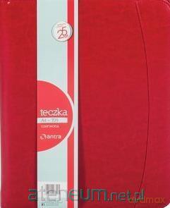 Teczka A4 709 czerwona na suwak