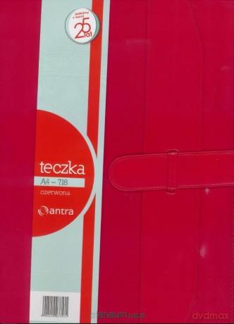 Teczka A4 718 czerwona