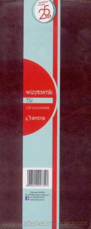 Wizytownik czteroklatkowy 732 brązowy
