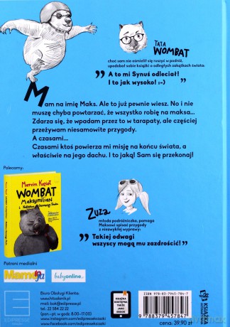 Wombat Maksymilian i Misja na Dachu Świata - Marcin Kozioł [KSIĄŻKA]