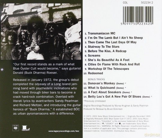 Blue Oyster Cult: Blue Oyster Cult [CD]