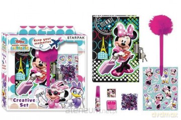 Zestaw pamiętnik i akcesoria Minnie