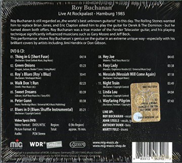 Roy Buchanan: Live At Rockpalast (digipack) [DVD]+[CD]