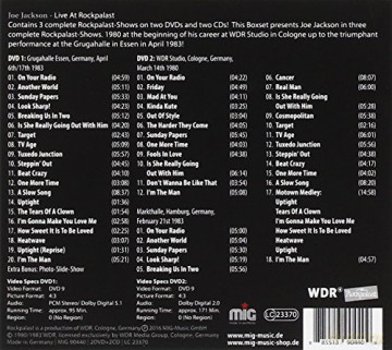 Joe Jackson: Live At Rockpalast [2DVD]+[2CD]