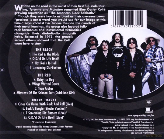 Blue Oyster Cult: Tyranny And Mutation [CD]