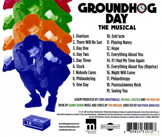 Groundhog Day The Musical (Original Broadway Cast Recording) [CD]