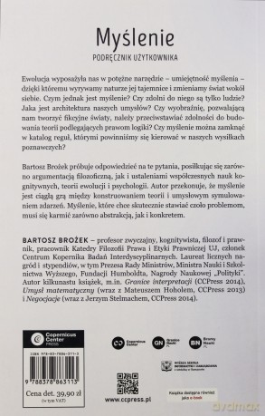 Myślenie. Podręcznik użytkownika - Bartosz Brożek [KSIĄŻKA]