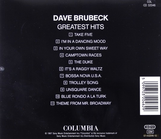 Dave Brubeck: Dave Brubeck Greatest Hits [CD]