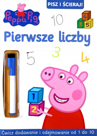 Pierwsze liczby. Peppa Pig Pisz i ścieraj [KSIĄŻKA]