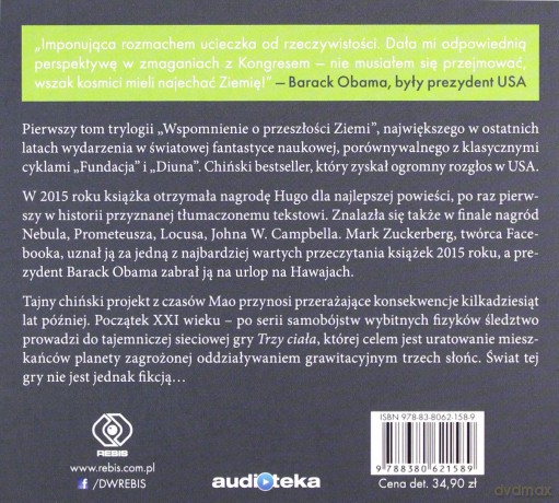 Problem trzech ciał. Wspomnienie o przeszłości Ziemi (Tom 1) - Liu Cixin [AUDIOBOOK]