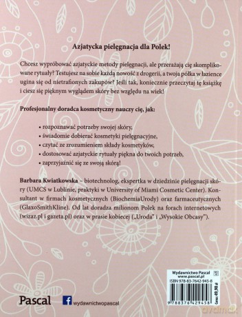 Skóra, azjatycka pielęgnacja po polsku - Barbara Kwiatkowska [KSIĄŻKA]
