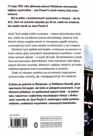 Zamach Jan Paweł II 13 maja 1981. Spisek, śledztwo, spowiedź - Jacek Tacik [KSIĄŻKA]