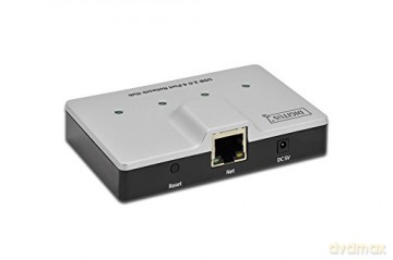 DIGITUS DA-70251 Sieciowy hub Gigabit na USB 2.0, 4-porty